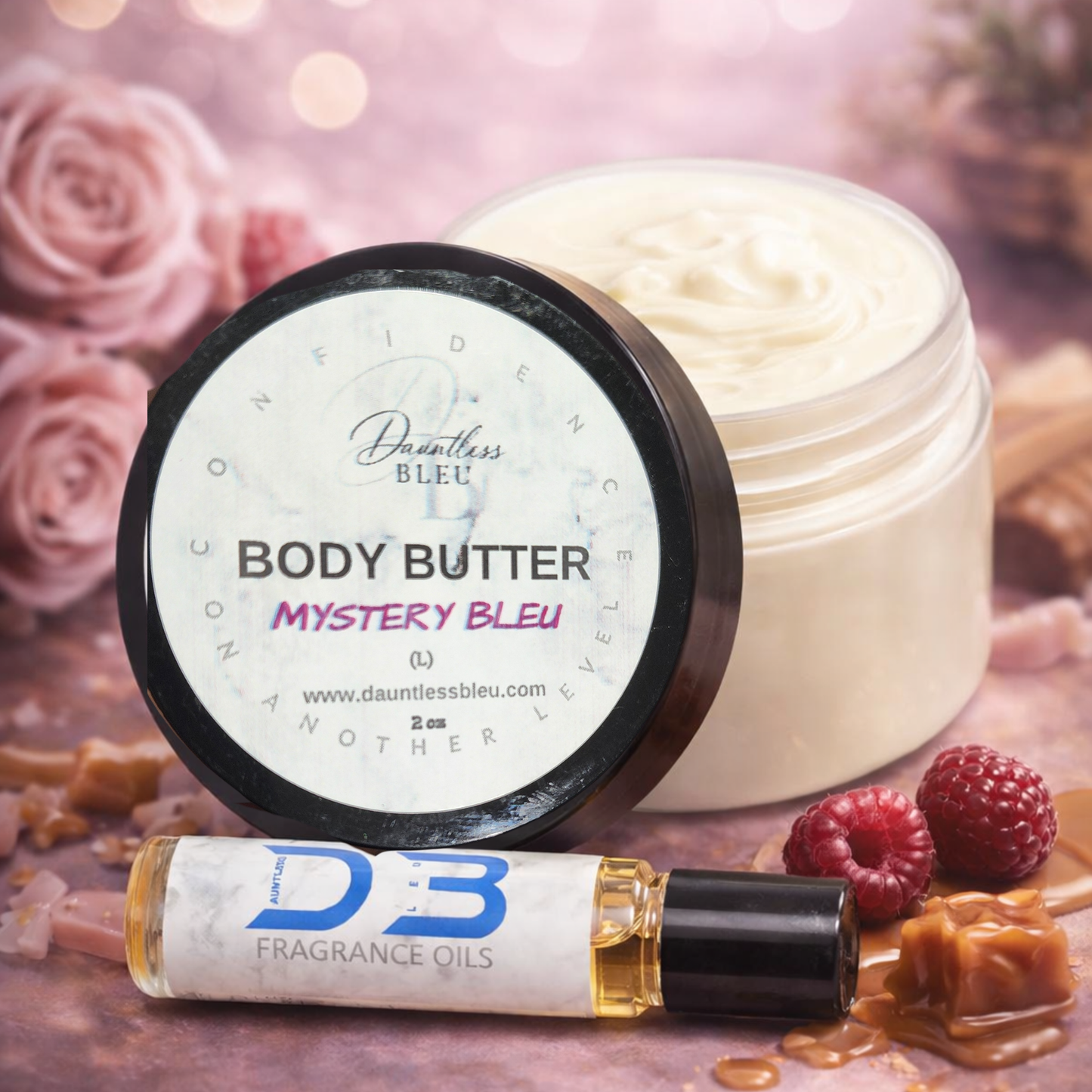 Mystery Bleu Body Butter & Oil Combo for Women