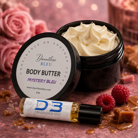 Mystery Bleu Body Butter & Oil Combo for Women